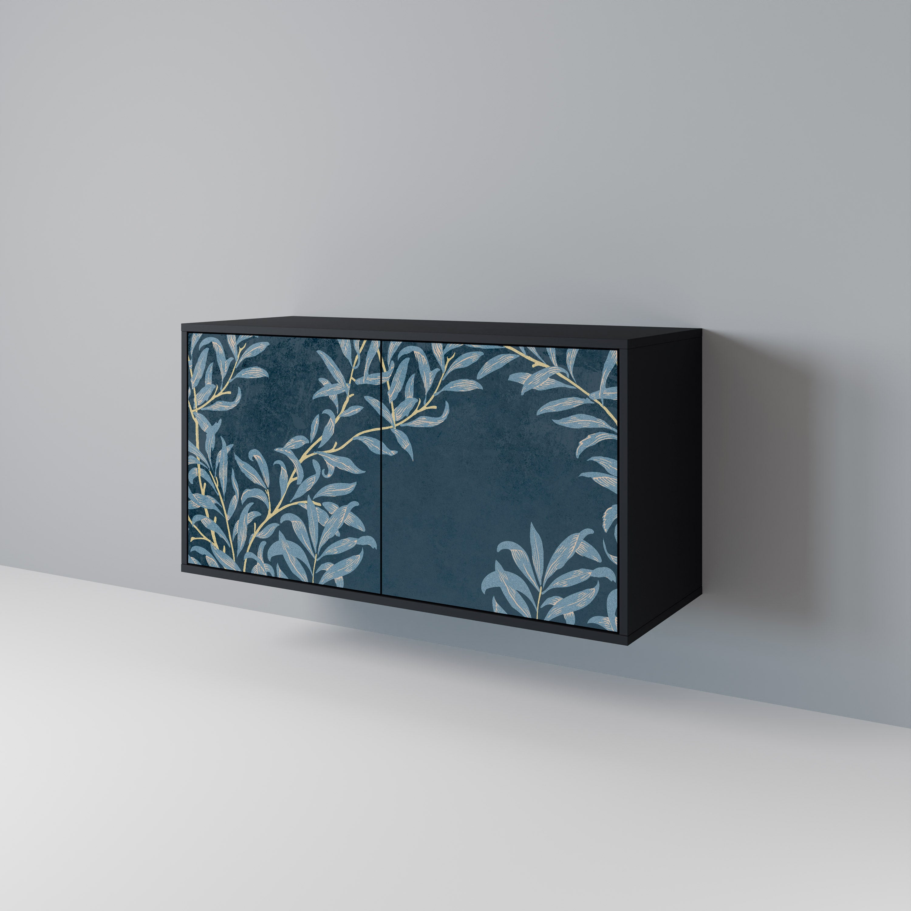BLUE LEAVES 2-Door Sideboard