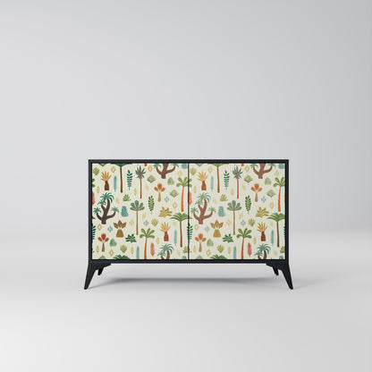 PALM SPRING 2-Door Sideboard in Black Finish