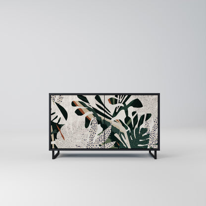 VERDURE FORMATION 2-Door Sideboard in Black Finish