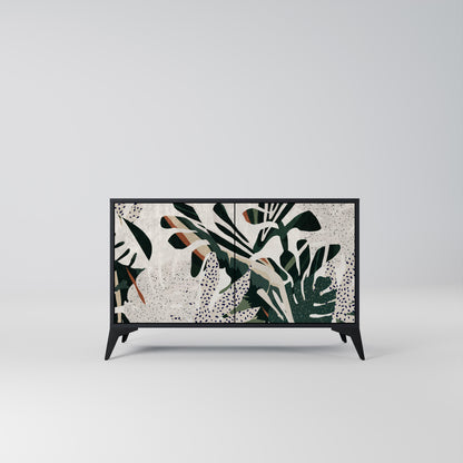 VERDURE FORMATION 2-Door Sideboard in Black Finish