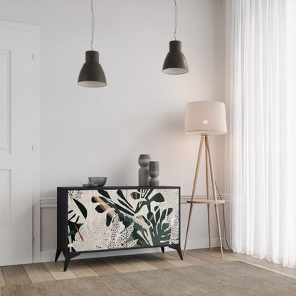 VERDURE FORMATION 2-Door Sideboard in Black Finish