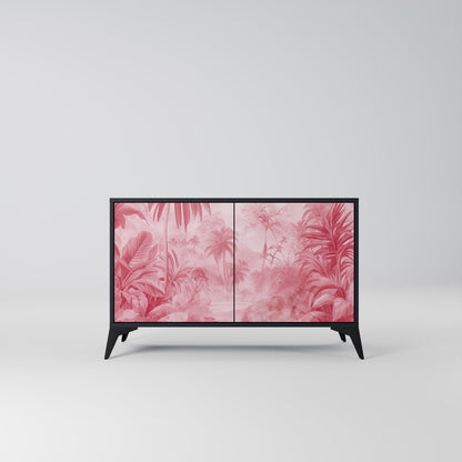 SWEET TROPICS 2-Door Sideboard in Black Finish
