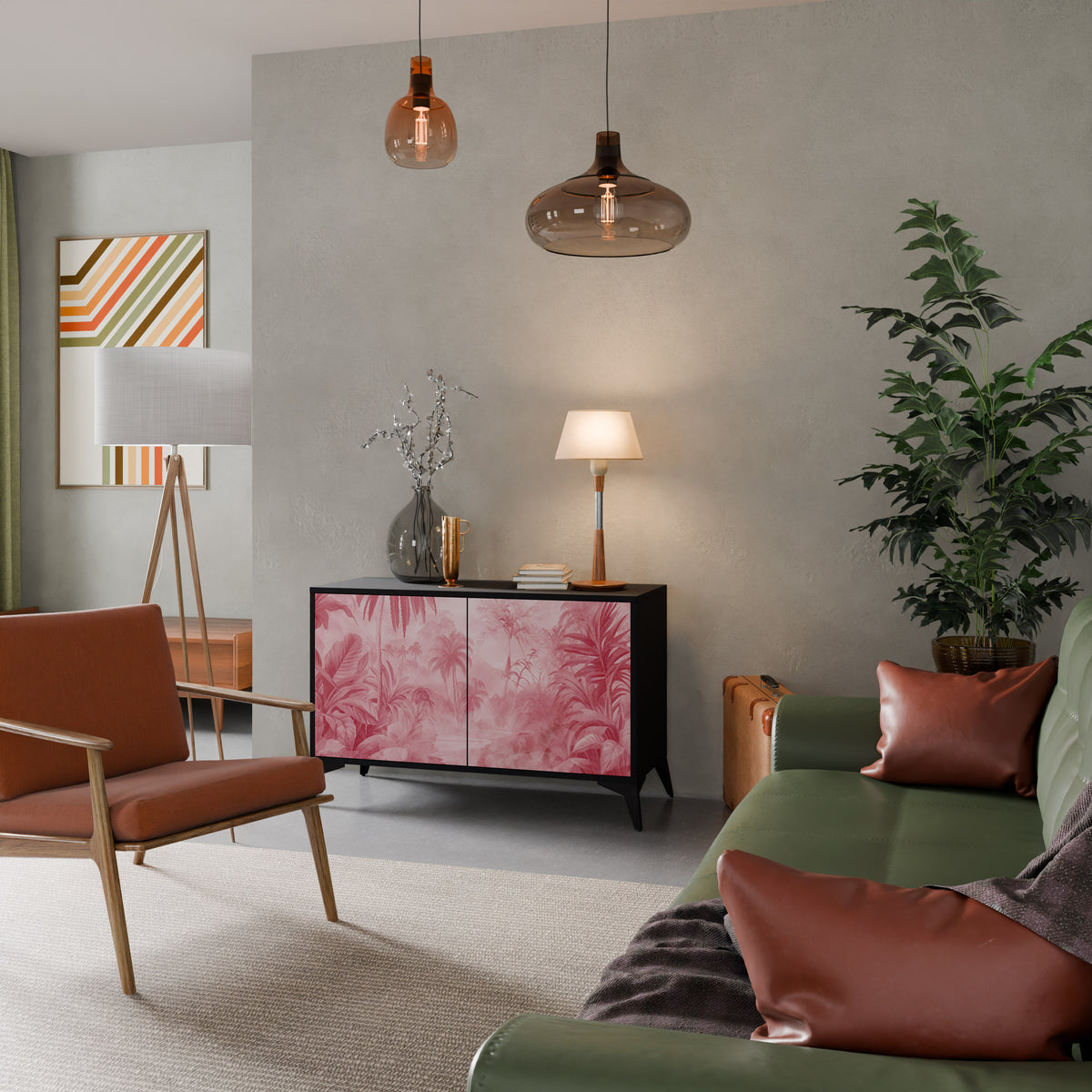 SWEET TROPICS Skänk med två dörrar