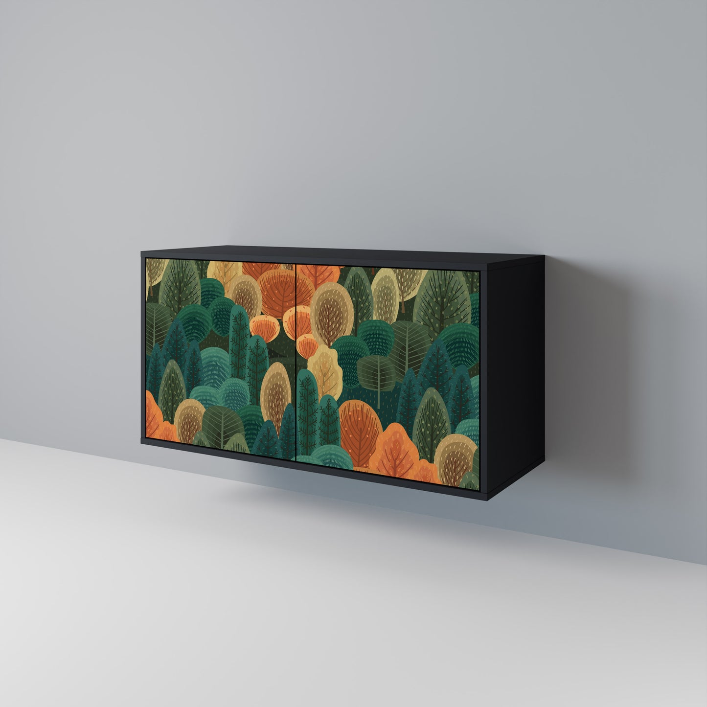 AUTUMN KALEIDOSCOPE Skänk med två dörrar