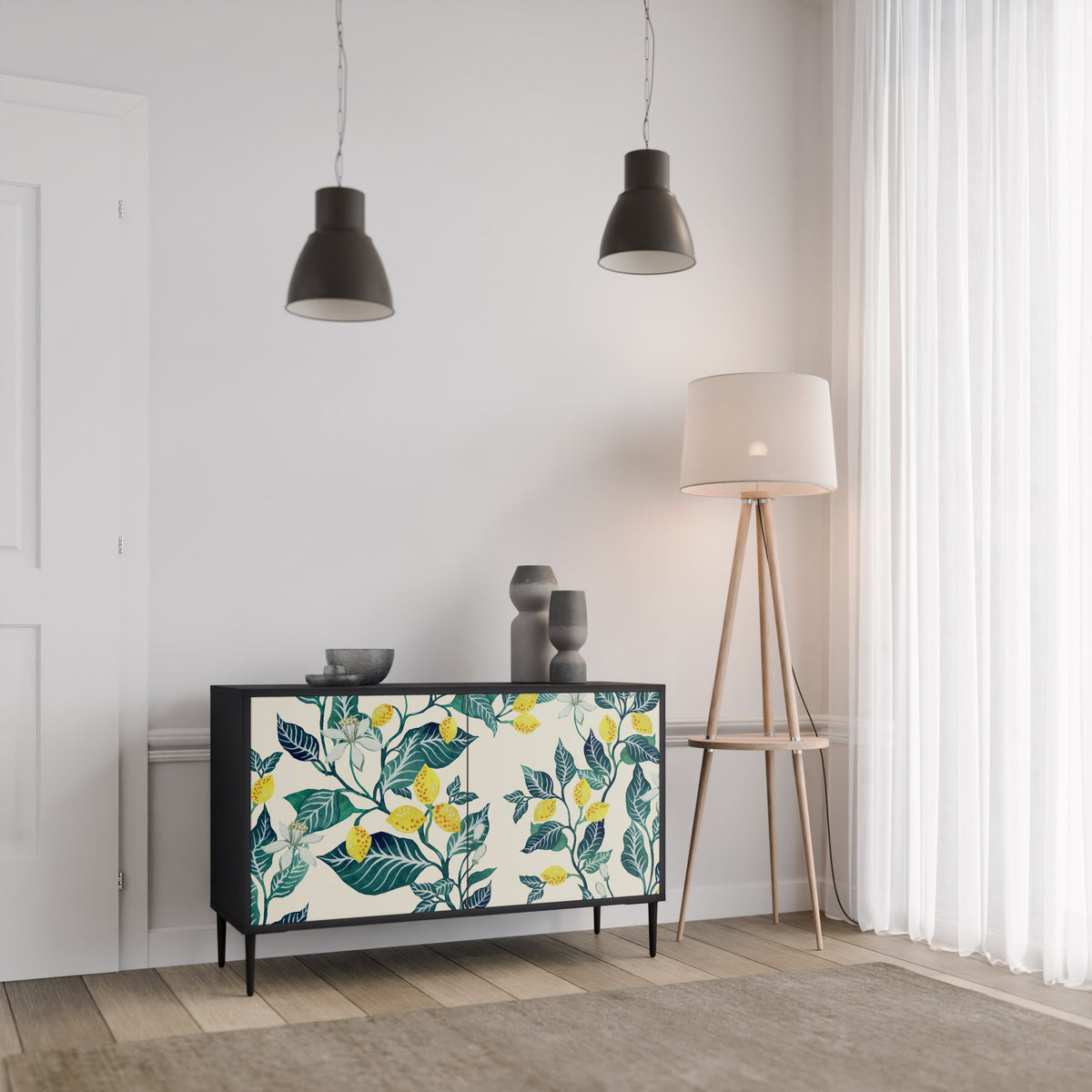 LEMON TREE Skänk med två dörrar