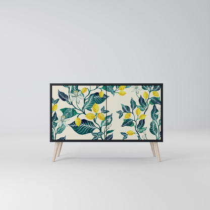 LEMON TREE 2-Door Sideboard in Black Finish