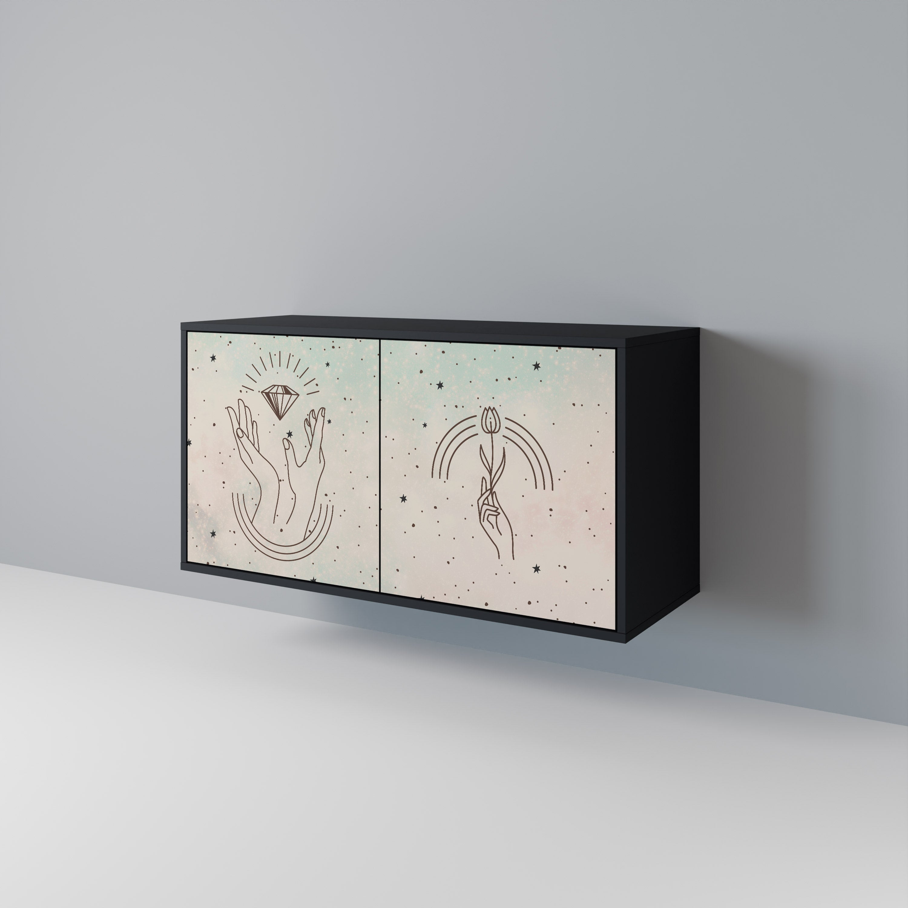 DELICATE BEAUTY 2-Door Sideboard