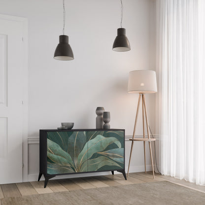 ROYAL GREEN 2-Door Sideboard in Black Finish