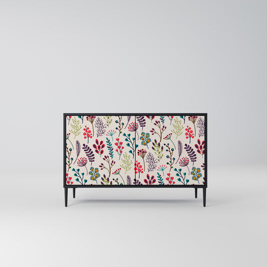 AUTUMN SUNDRIES 2-Door Sideboard in Black Finish