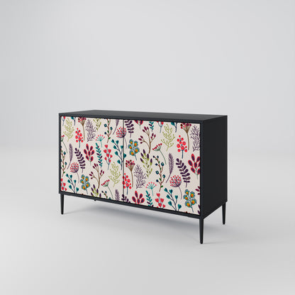AUTUMN SUNDRIES 2-Door Sideboard in Black Finish