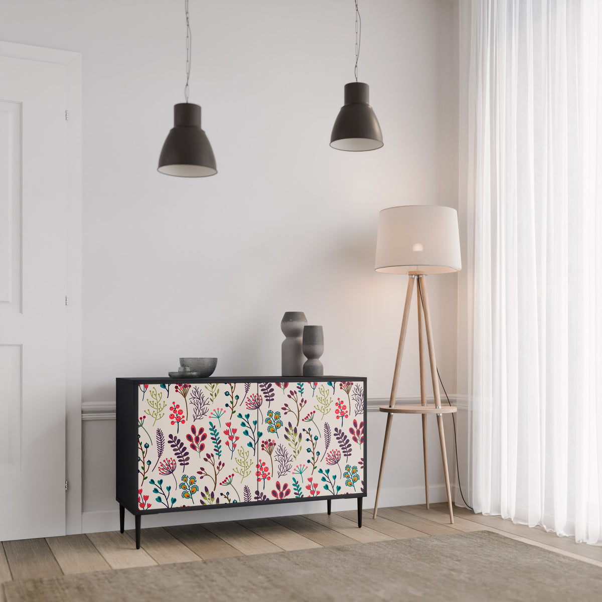 AUTUMN SUNDRIES Skänk med två dörrar