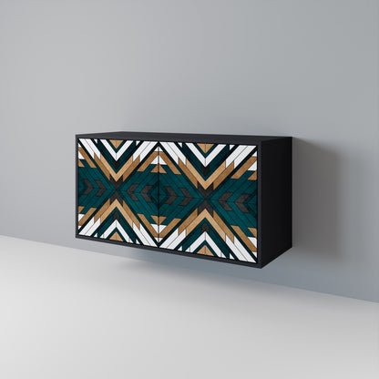 ARTISTIC GEOMETRY Skänk med två dörrar