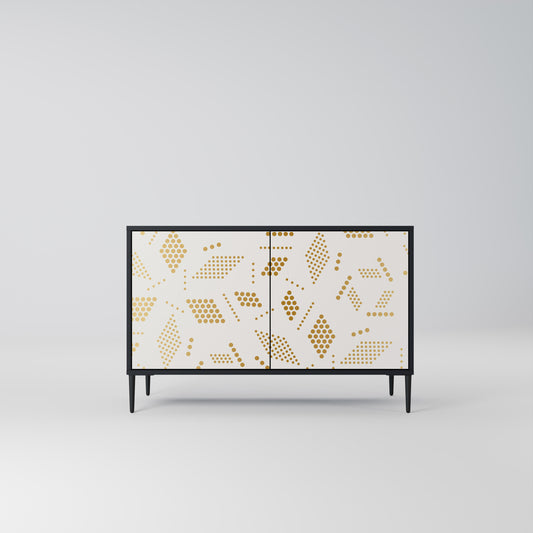 SPOTTED DAZE 2-Door Sideboard in Black Finish