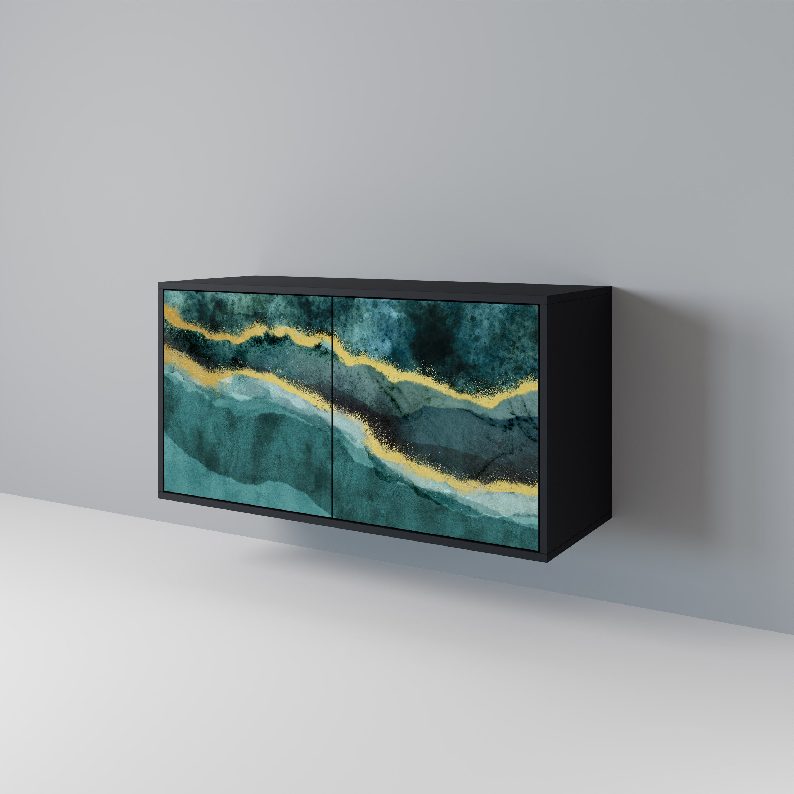 GOLDRUSH ODYSSEY Skänk med två dörrar