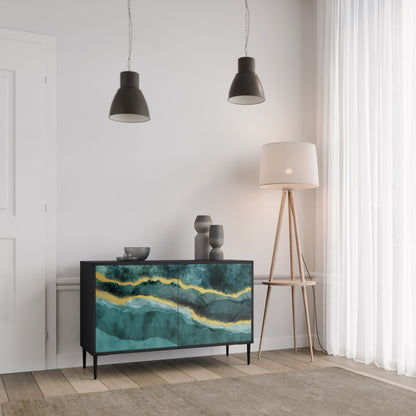 GOLDRUSH ODYSSEY 2-Door Sideboard in Black Finish
