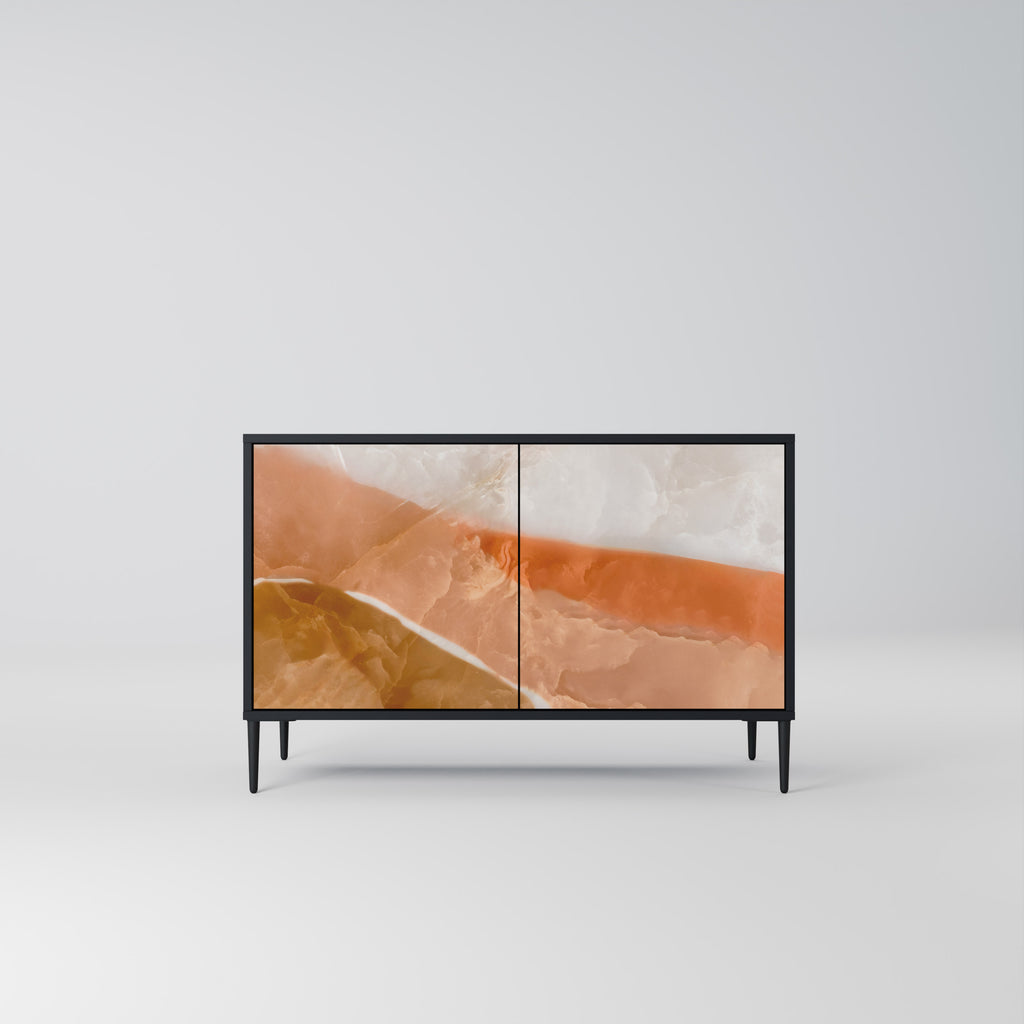 SANDHILLS SPLENDOR 2-dörrars skänk i svart finish