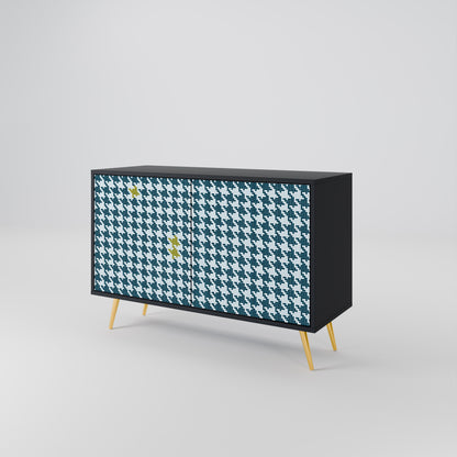 OUT OF CONTEXT 2-Door Sideboard in Black Finish