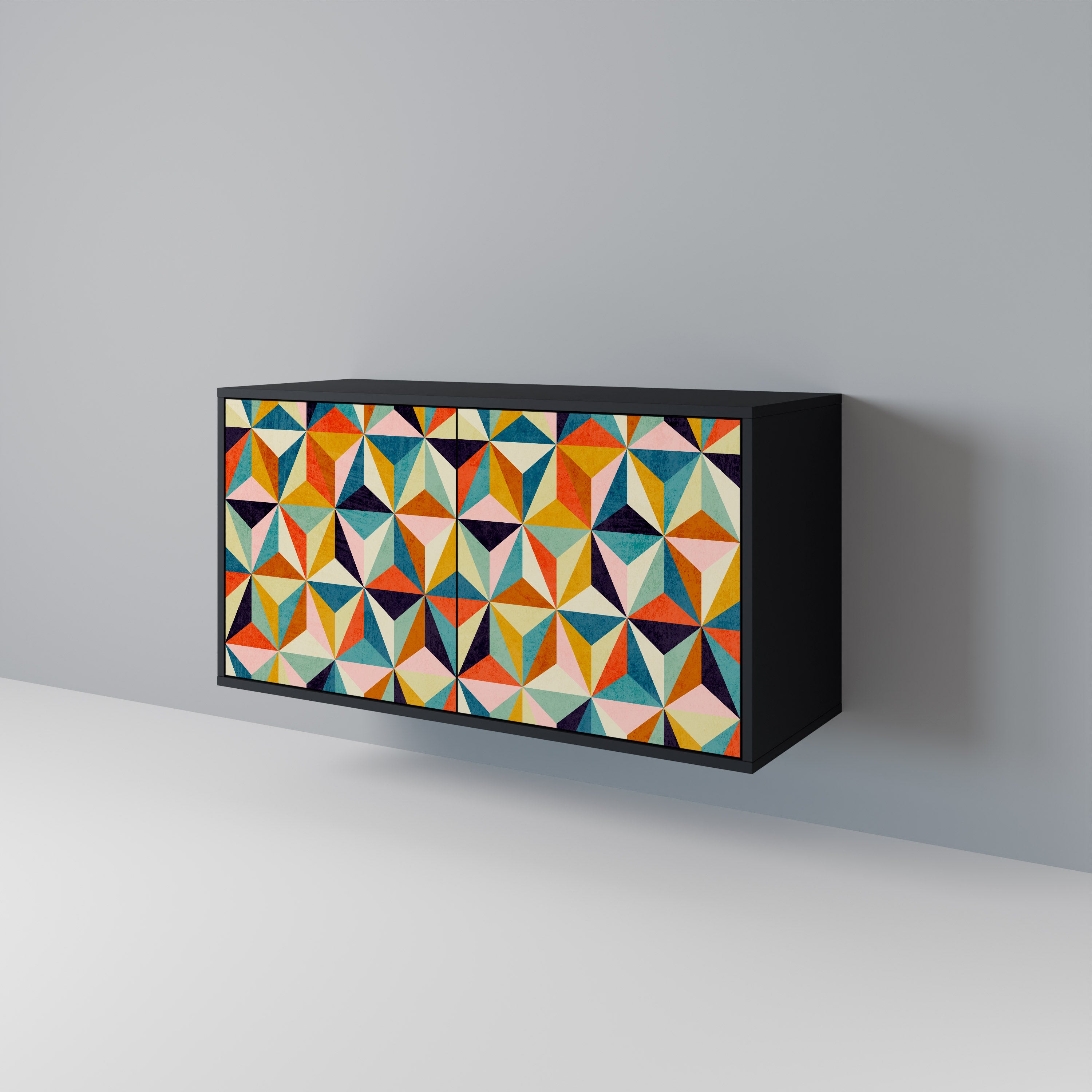 TESSELATE TREASURES Skänk med två dörrar