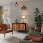 NATURAL WOOD Skänk med två dörrar