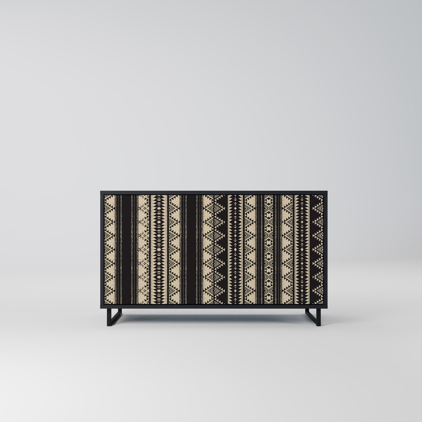 AZTEC 2-Door Sideboard in Black Finish