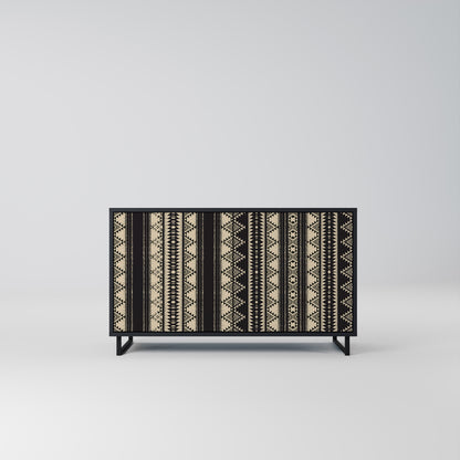 AZTEC 2-Door Sideboard in Black Finish