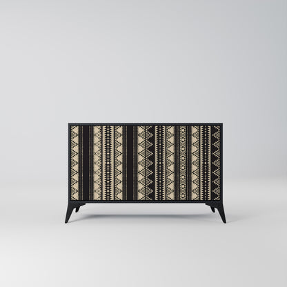 AZTEC 2-Door Sideboard in Black Finish