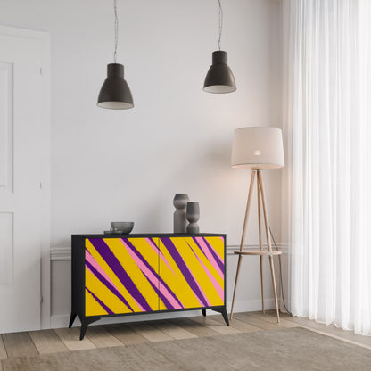 DREAMS COME TRUE 2-Door Sideboard in Black Finish