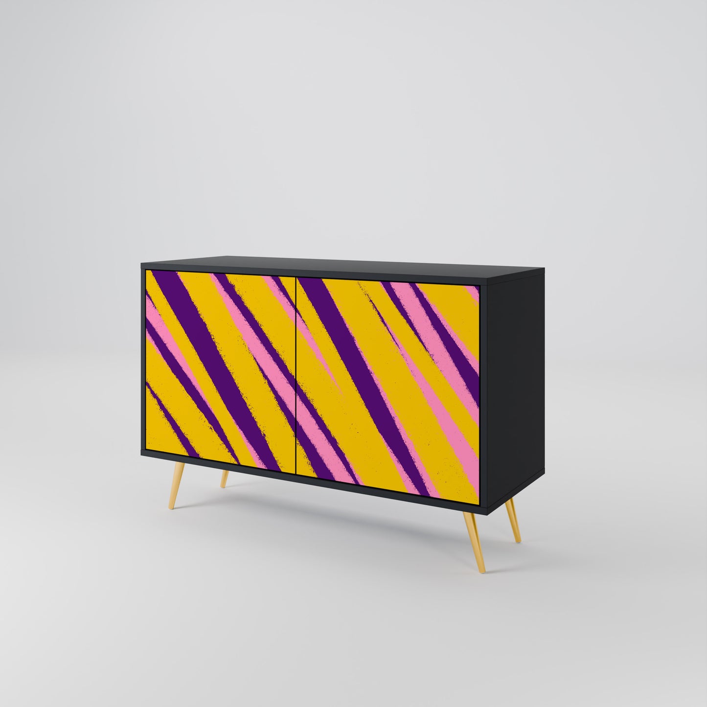 DREAMS COME TRUE 2-Door Sideboard in Black Finish