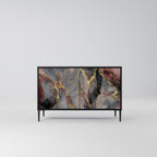 GOLDEN TIDES Skänk med två dörrar