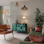 HARMONIC GRID Skänk med två dörrar