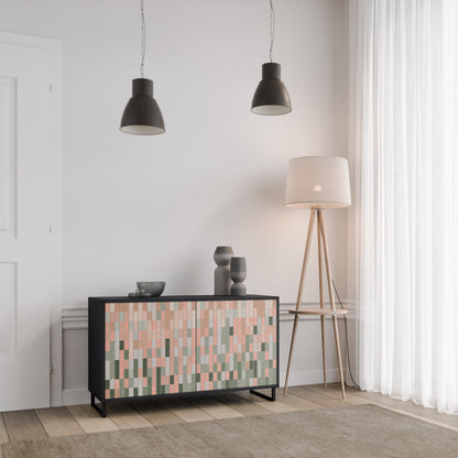 BUILDING THE FUTURE 2-Door Sideboard in Black Finish