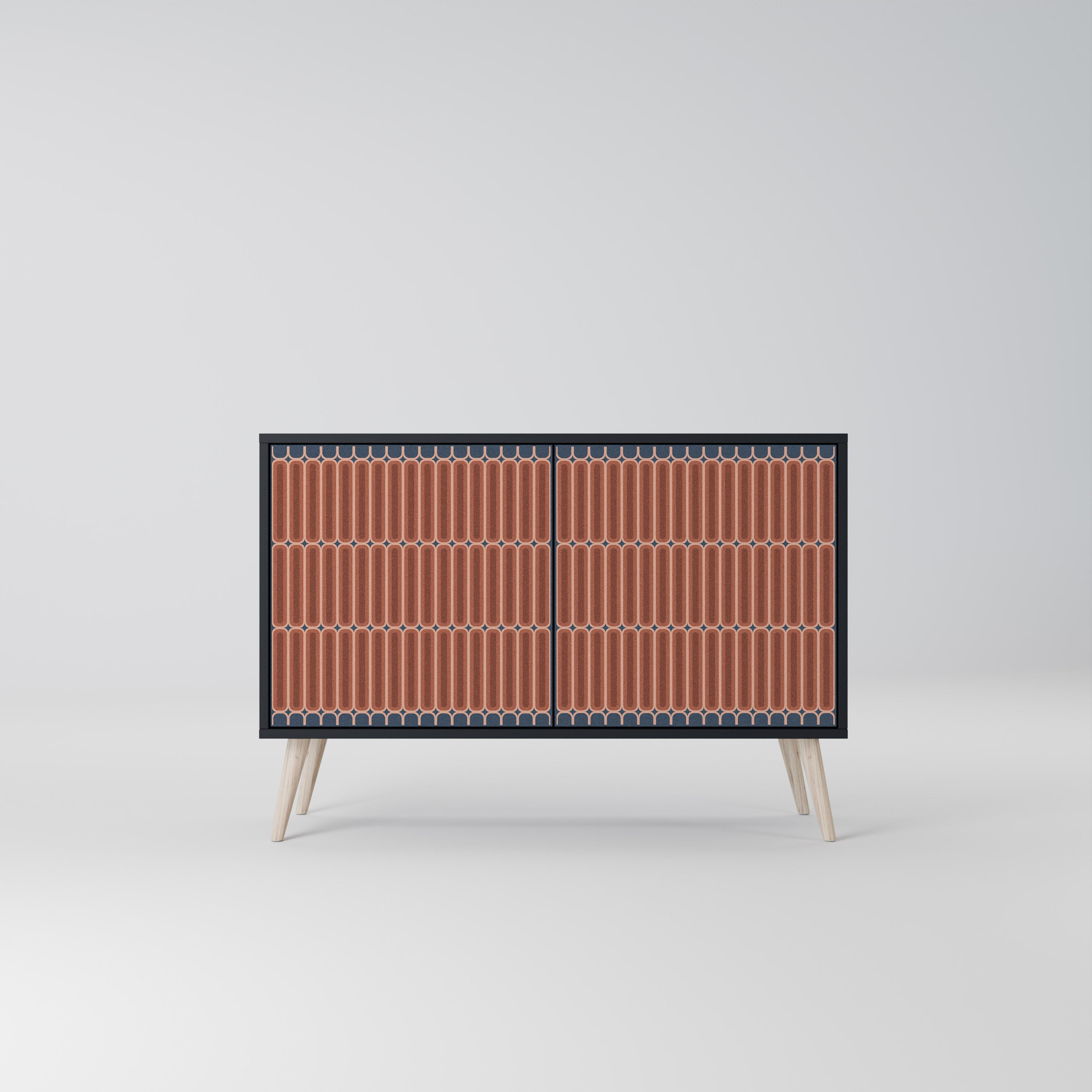 HYPNOTIC GATE 2-dörrars skänk i svart finish