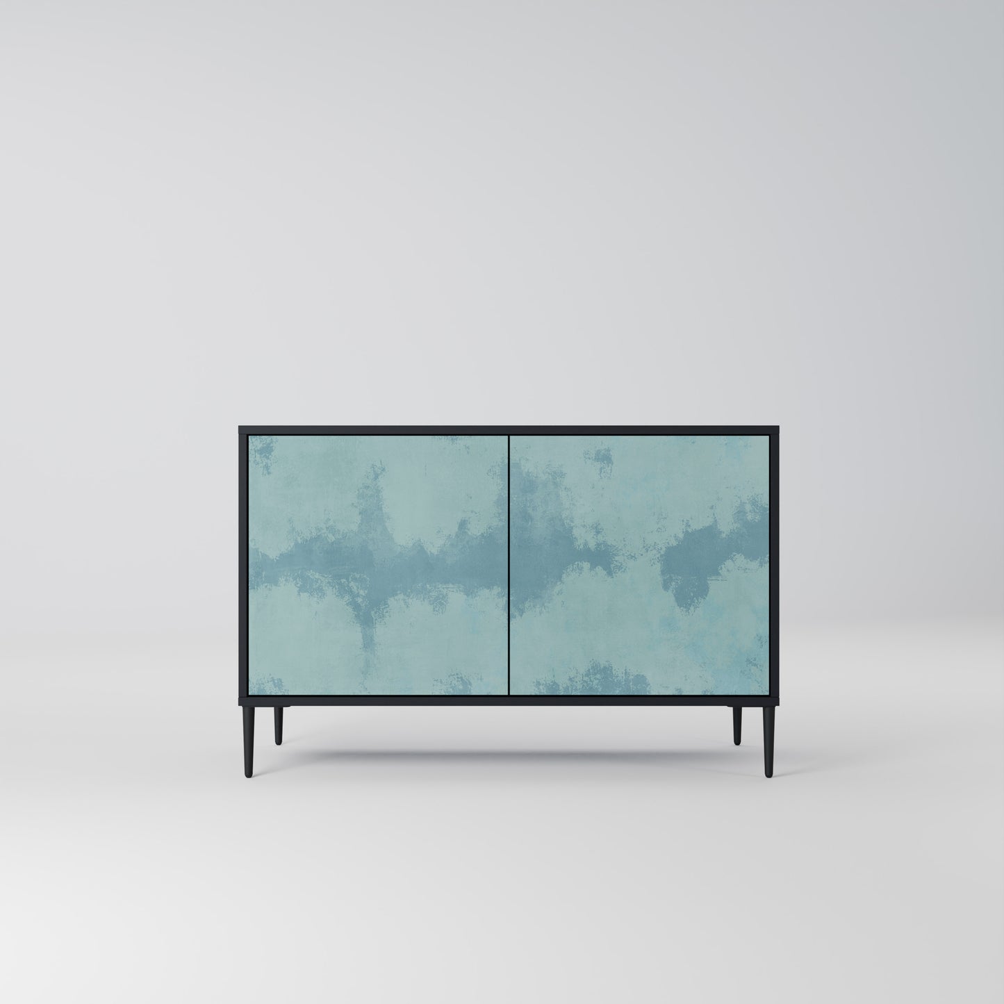 SKY WASH 2-Door Sideboard in Black Finish