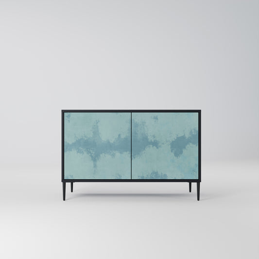 SKY WASH 2-Door Sideboard in Black Finish