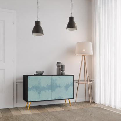 SKY WASH 2-Door Sideboard in Black Finish