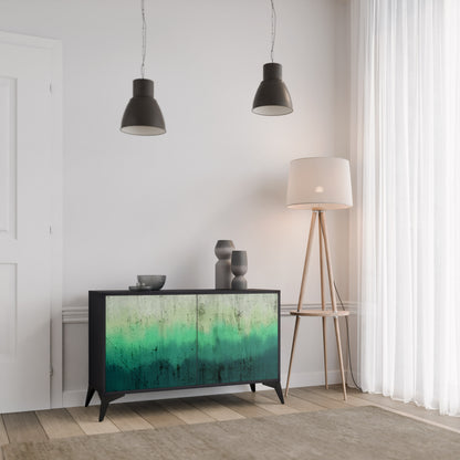 NORTHERN LIGHTS 2-Door Sideboard in Black Finish
