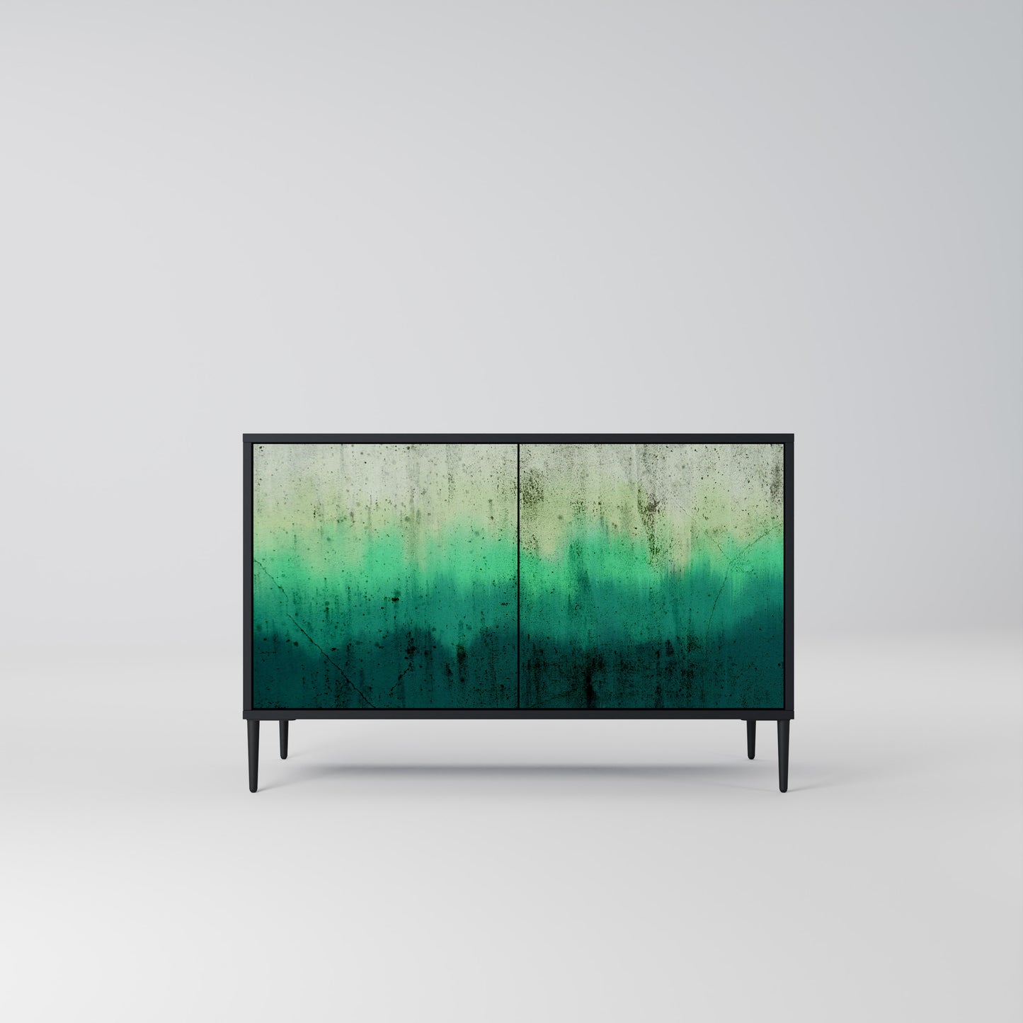 NORTHERN LIGHTS 2-Door Sideboard in Black Finish