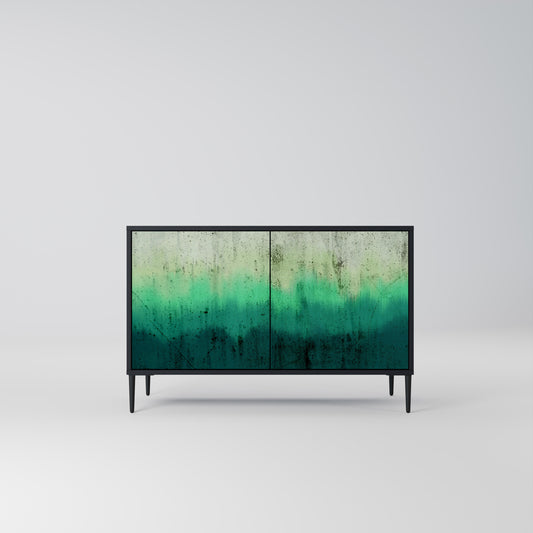 NORTHERN LIGHTS 2-Door Sideboard in Black Finish