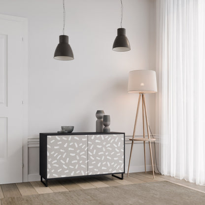 PASSING SECONDS 2-Door Sideboard in Black Finish