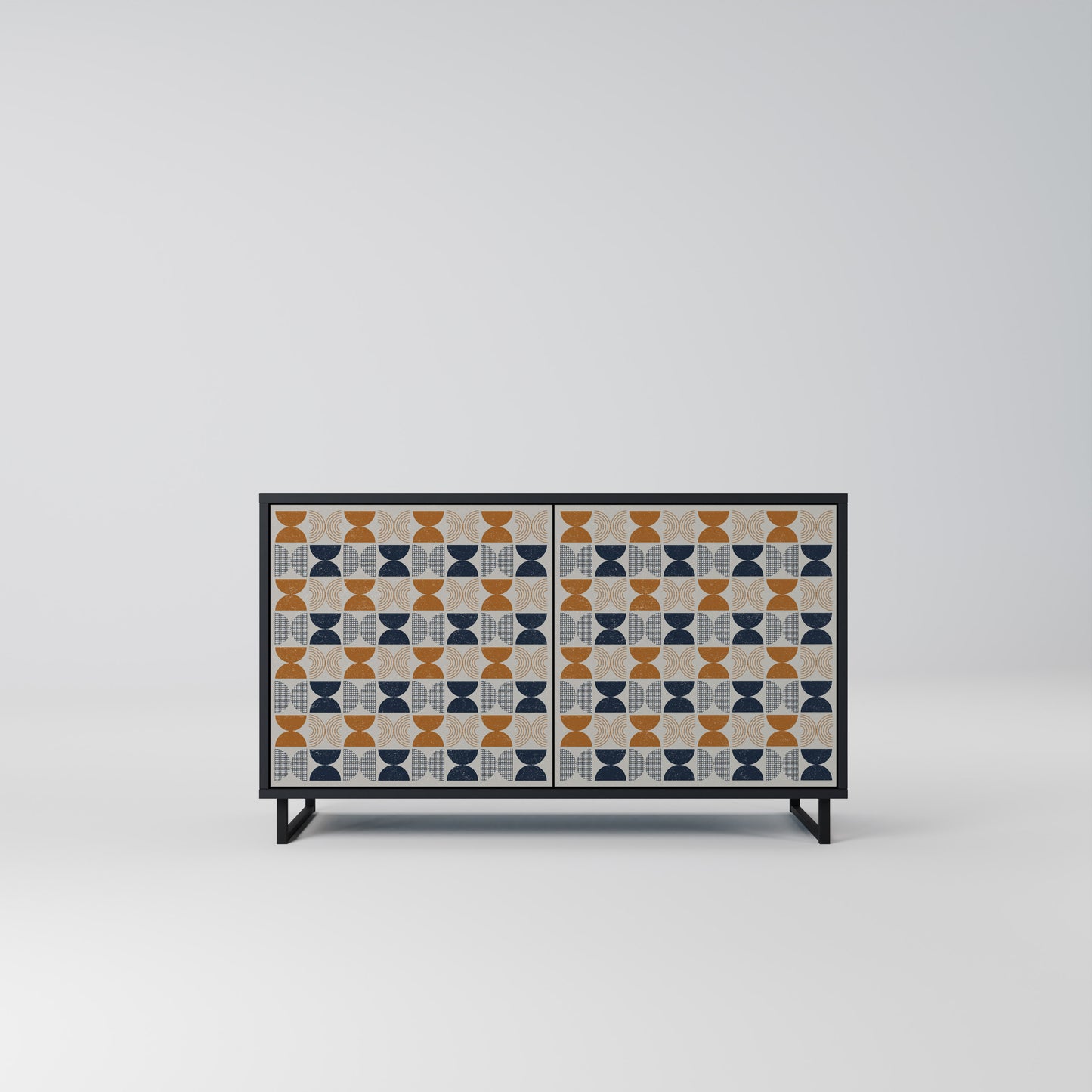 REFLECTION RANGE 2-Door Sideboard in Black Finish