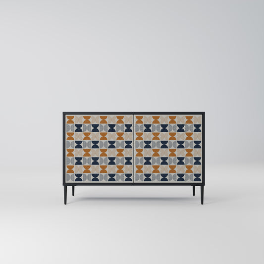 REFLECTION RANGE 2-Door Sideboard in Black Finish