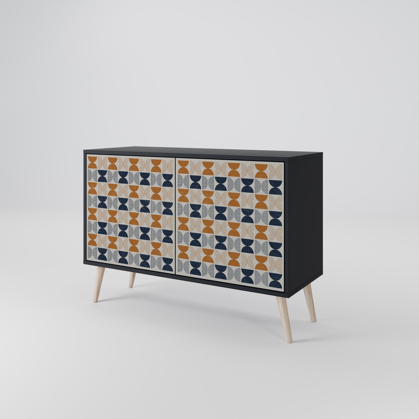 REFLECTION RANGE 2-Door Sideboard in Black Finish