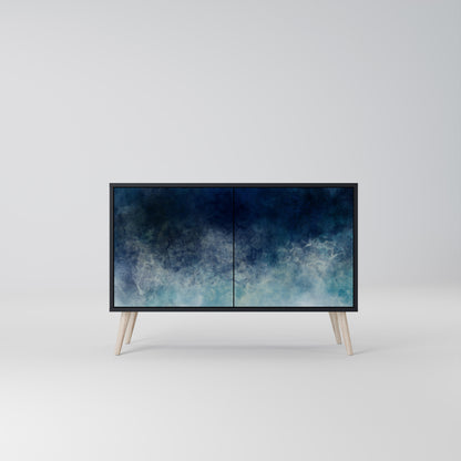 CELESTIAL FALL 2-Door Sideboard in Black Finish