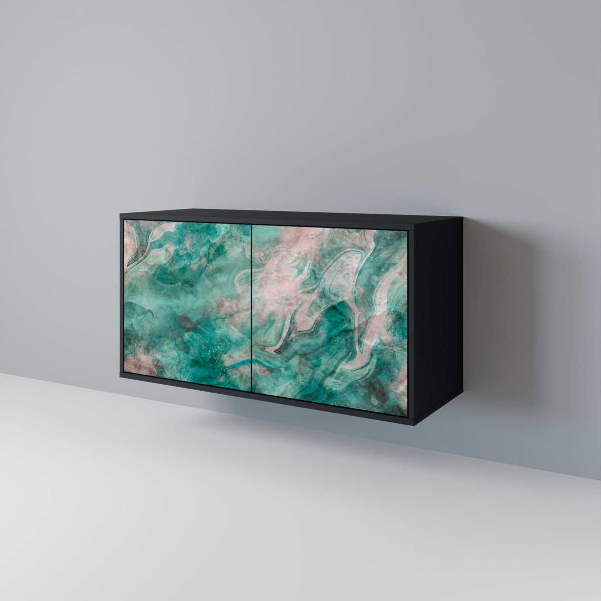 ABSTRACT ALCHEMY Skänk med två dörrar