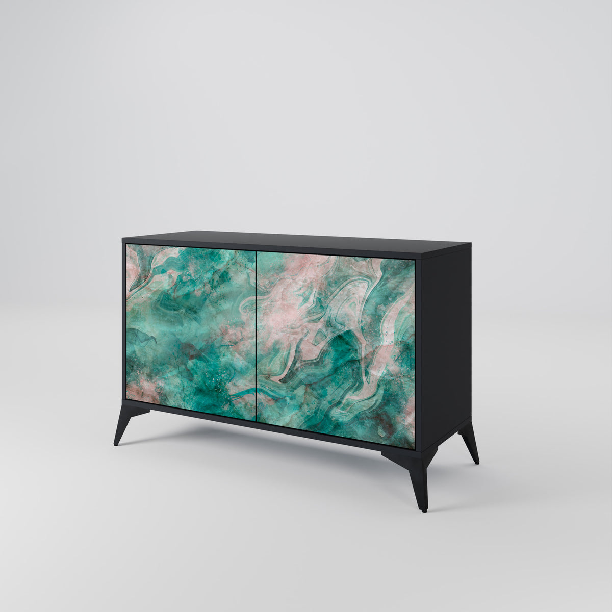 ABSTRACT ALCHEMY Skänk med två dörrar