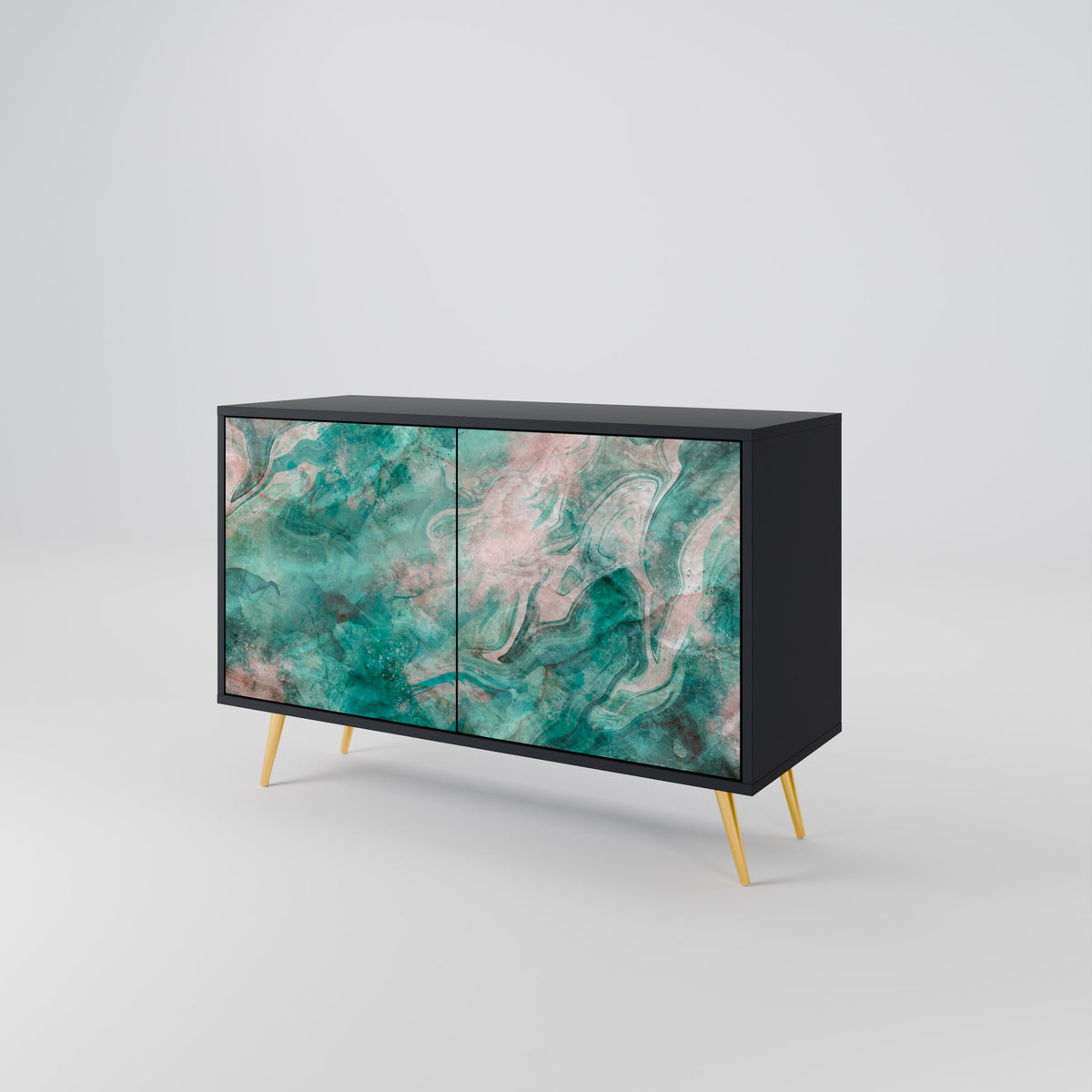 ABSTRACT ALCHEMY Skänk med två dörrar