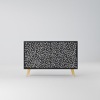 BLINDING LIGHTS 2-Door Sideboard in Black Finish