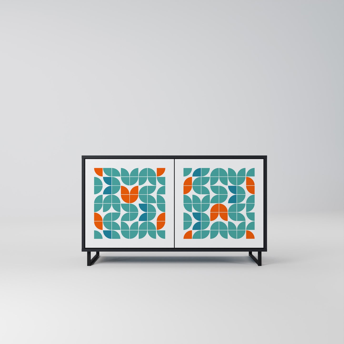 BE THE CHANGE 2-Door Sideboard in Black Finish