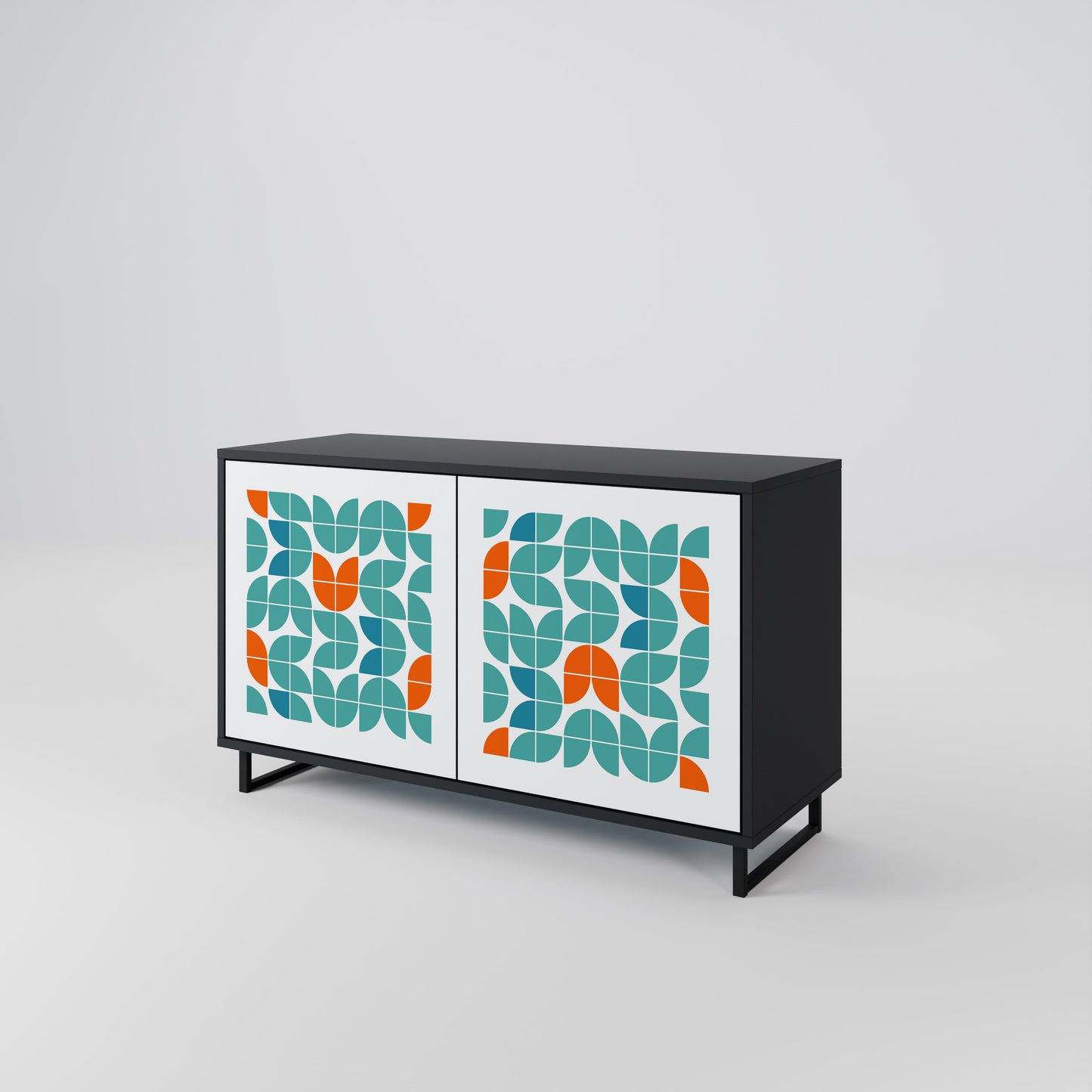 BE THE CHANGE 2-Door Sideboard in Black Finish