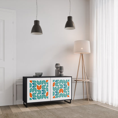 BE THE CHANGE 2-Door Sideboard in Black Finish